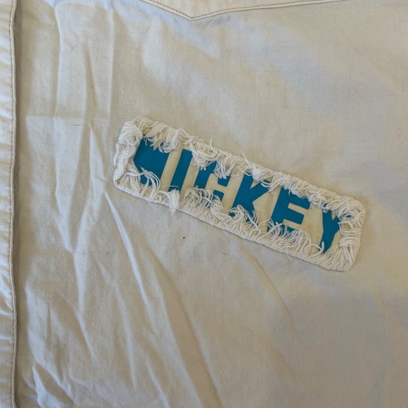 Mens RARE Vintage 90's‎ Mickey & Co Long Sleeve Button Down Patch SZ L READ - Picture 3 of 9